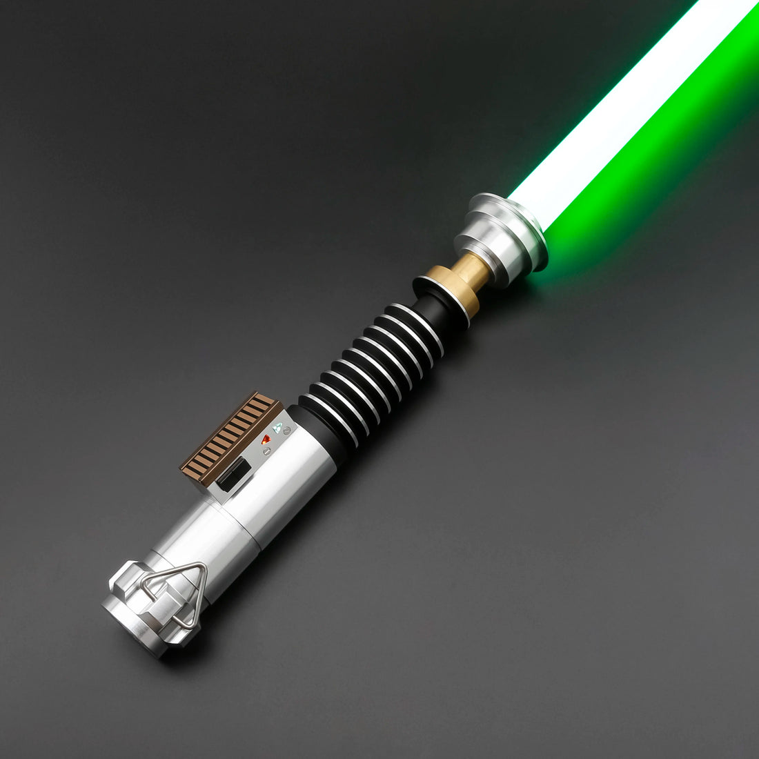 LUKE Skywalker Combat Lightsaber Proffie Smooth Swing Blaster Metal Cosplay lightstick