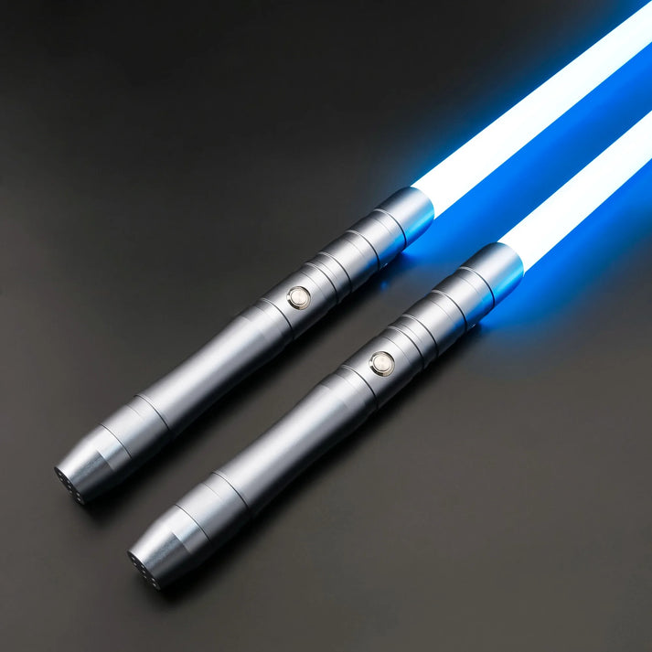 Double Swords 2PCS Child Lightsaber Metal Blaster Saber Children