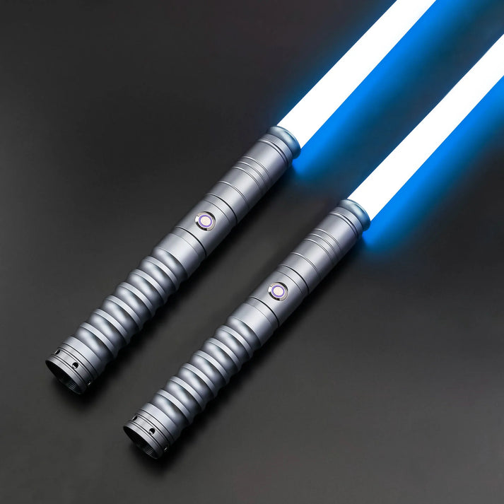 Double Swords 2PCS Child Lightsaber Metal Blaster Saber Children