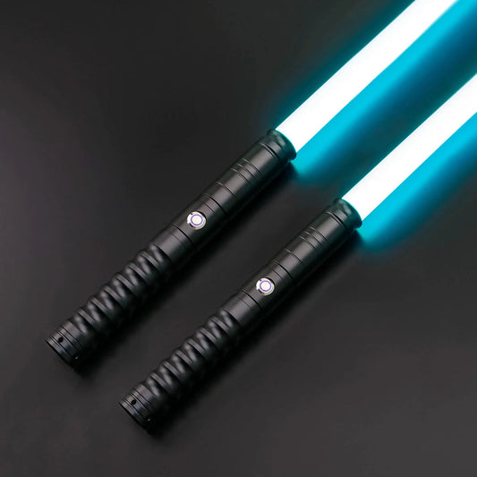 Double Swords 2PCS Child Lightsaber Metal Blaster Saber Children